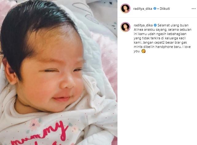 Anak Raditya Dika. (Instagram/@raditya_dika)