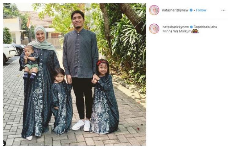 Keluarga Desta. (Instagram/@natasharizkynew)