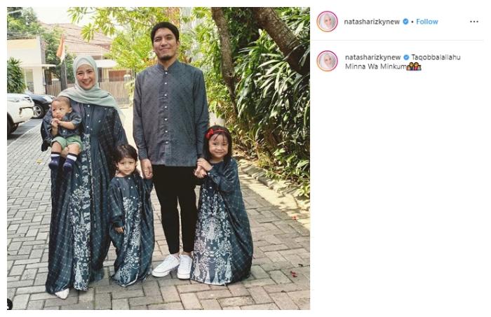 Keluarga Desta. (Instagram/@natasharizkynew)