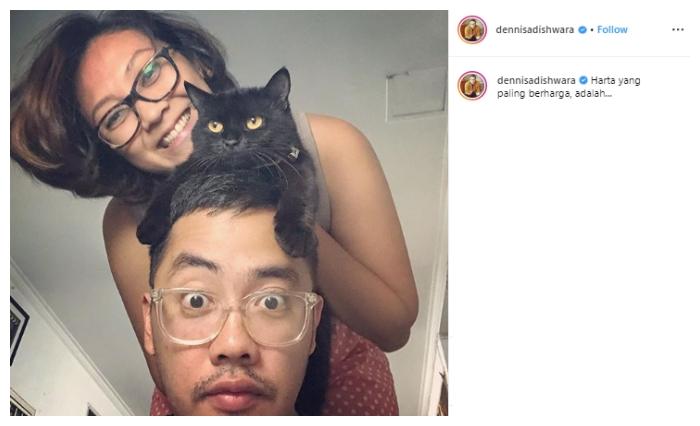 Dennis Adishwara - Fauzia Vina Soraya. (Instagram/@dennisadhiswara)
