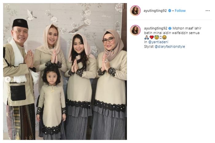Keluarga Ayu Ting Ting. (Instagram/@ayutingting92)