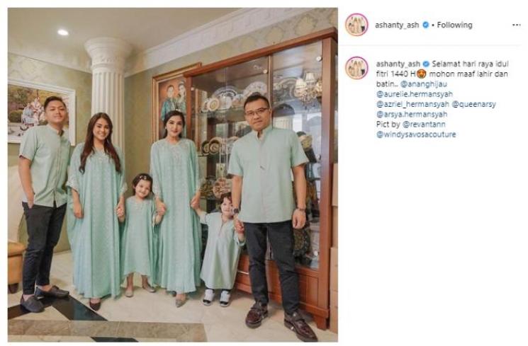 Keluarga A6. (Instagram/@ashanty_ash)