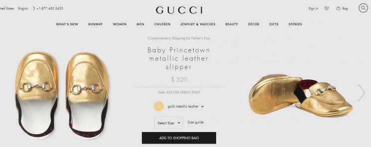 Raffi Ahmad dan Nagita Slavina belikan kado Thania. (gucci.com)