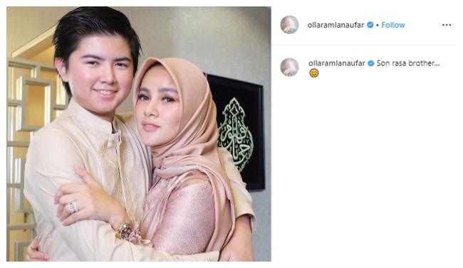 Olla Ramlan dan Sean. (Instagram/@ollaramlanaufar)