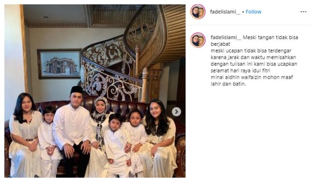 Fadel Islami dan Muzdalifah. (Instagram/@fadelislami__)
