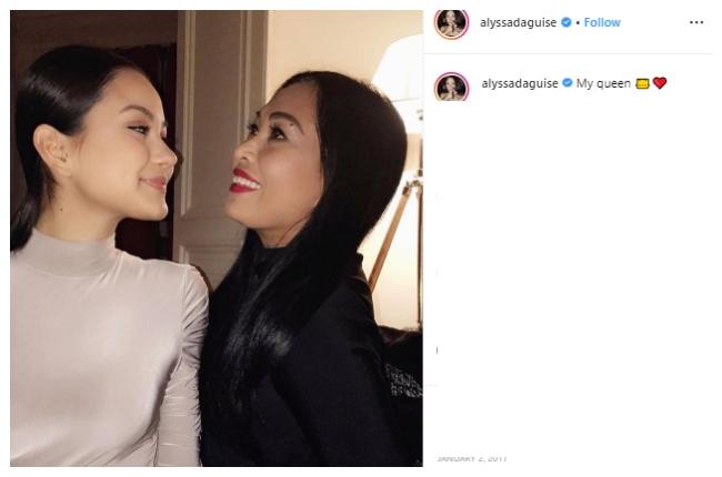 Alyssa Daguise dan Ibundanya. (Instagram/@alyssadaguise)