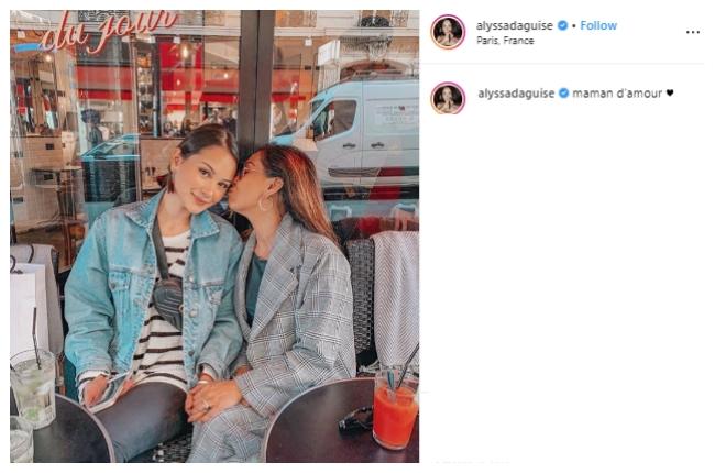 Alyssa Daguise dan Ibundanya. (Instagram/@alyssadaguise)