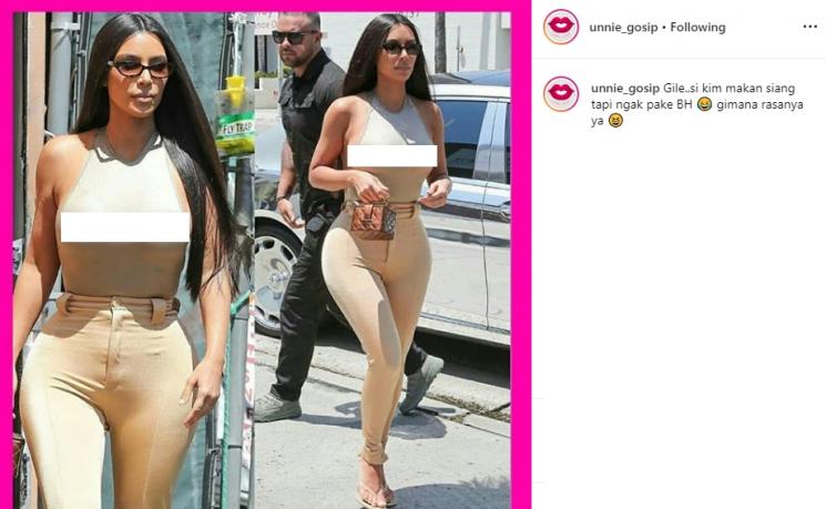 Kim Kardashian (Instagram/@unnie_gosip)