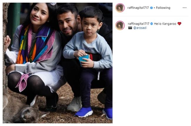 Raffi Ahmad sekeluarga ke Australia. (Instagram/@raffinagita1717)