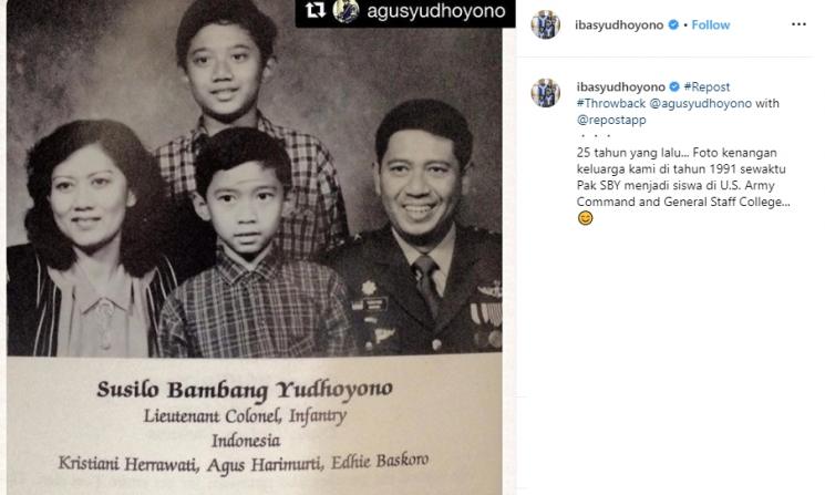 Agus Yudhoyono dan Ibas Yudhoyono (Instagram/@ibasyudhoyono)