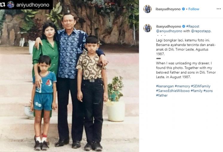 Agus Yudhoyono dan Ibas Yudhoyono (Instagram/@ibasyudhoyono)