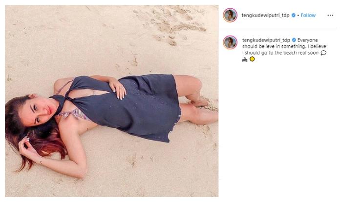 Istri Andrew Andika, Tengku Dewi Putri. (Instagram/@tengkudewiputri_tdp)