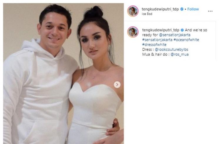 Istri Andrew Andika, Tengku Dewi Putri. (Instagram/@tengkudewiputri_tdp)