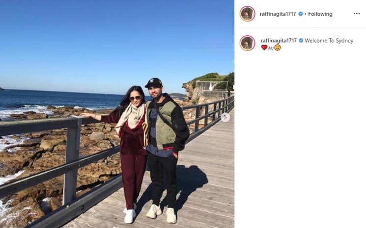 Keluarga Raffi Ahmad berlibur di Australia (Instagram/@raffinagita1717)