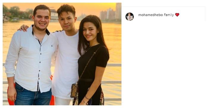 Susan Sameh dan keluarganya. (Instagram/@mohamedhebo)