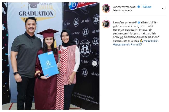 Leya, putri pertama Ferry Maryadi. (Instagram/@kangferrymaryadi)