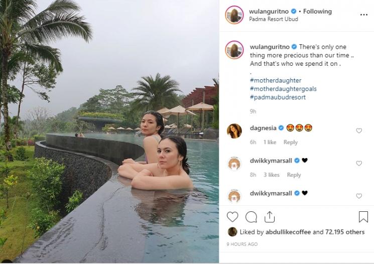 Wulan Guritno dan Shaloom Razade (Instagram/@wulanguritno)