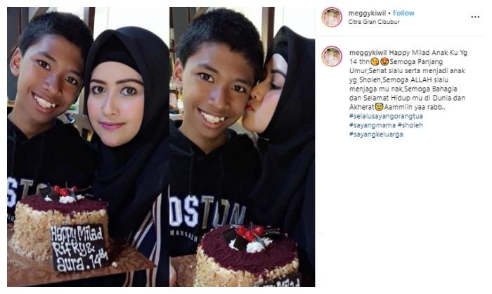 Rifky, putra Kiwil. (Instagram/@meggykiwil)