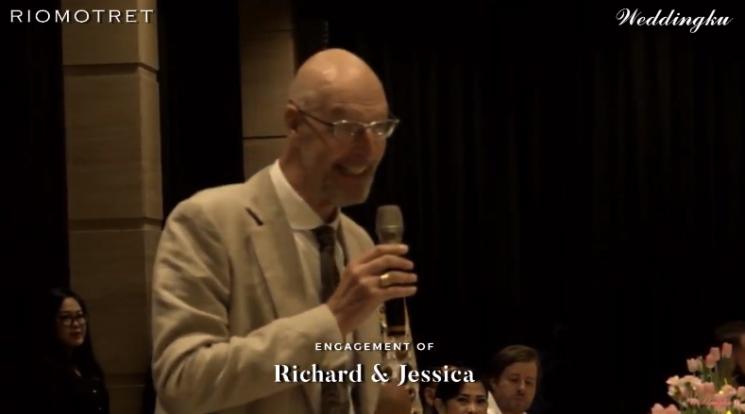 Ayah Richard Kyle. (Youtube/Weddingku)