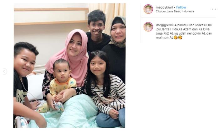 Rifky, putra Kiwil. (Instagram/@meggykiwil)