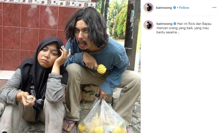 Ria Ricis dan Baim Wong (Instagram/@baimwong)
