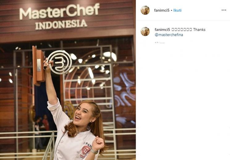 Fani Juara MasterChef Indonesia musim kelima (Instagram/@fanimci5)