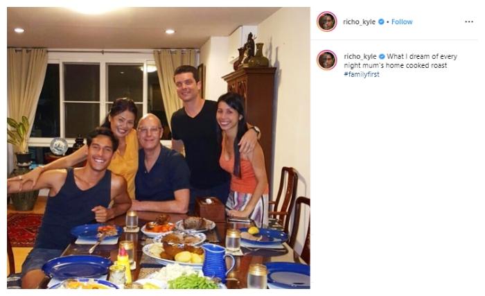 Keluarga kecil Richard Kyle. (Instagram/@richo_kyle)
