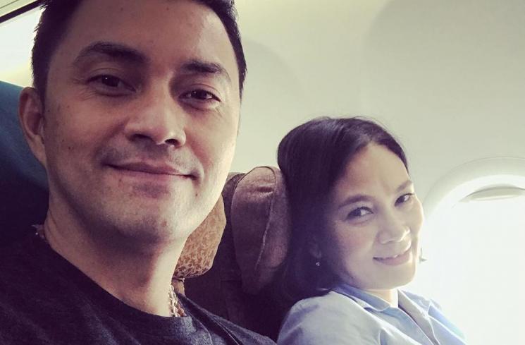 Kemesraan Anjasmara dan Dian Nitami. (Instagram/@anjasmara)