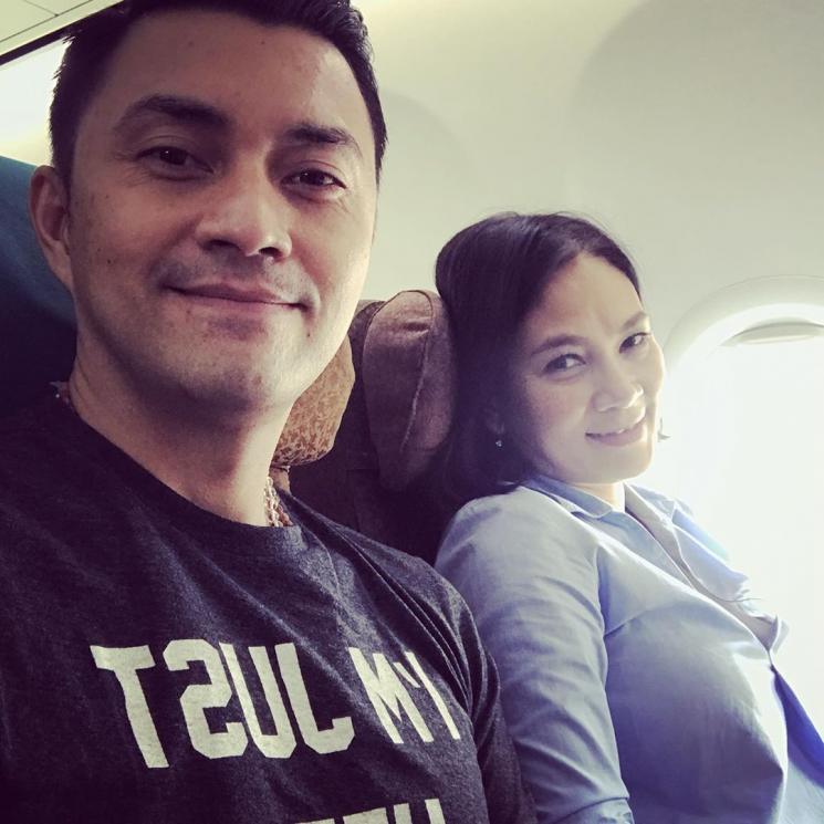 Kemesraan Anjasmara dan Dian Nitami. (Instagram/@anjasmara)