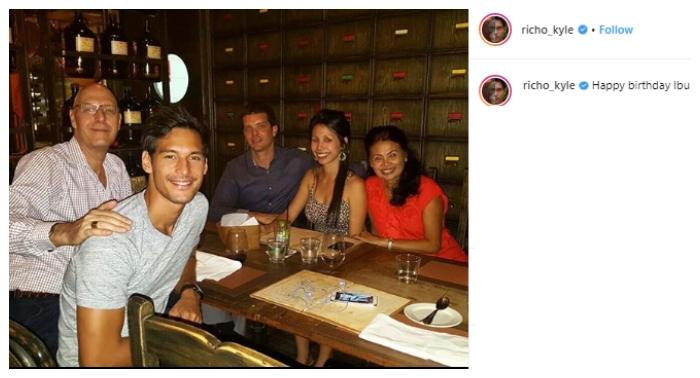 Keluarga kecil Richard Kyle. (Instagram/@richo_kyle)