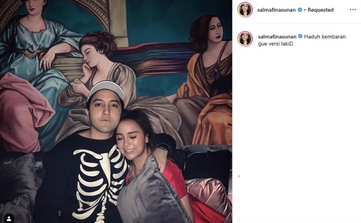 Salmafina Sunan dan Aron Ashab (Instagram/@salmafinasunan)