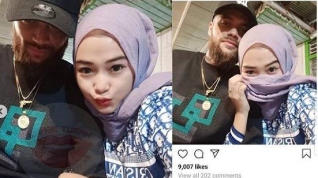 Diego Michiels dan kekasihnya (Instagram/@lambe_turah)