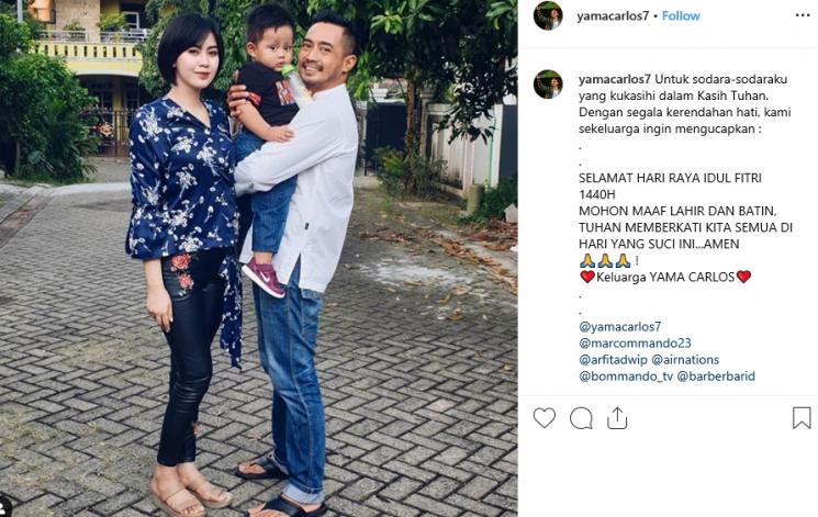 Yama Carlos dan Istri (Instagram/@yamacarlos7)