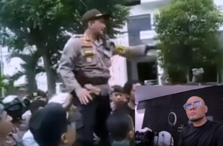 Deddy Corbuzier video soal polisi bahas Allahuakbar. [YouTube]