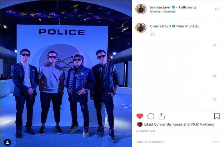 Al Ghazali, Rizky Nazar, Atta Halilintar, dan Verrell Bramasta (Instagram @bramastavrl)
