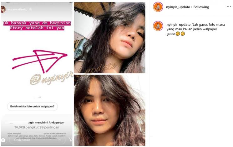Rosa Meldianti (Instagram/@nyinyir_update)