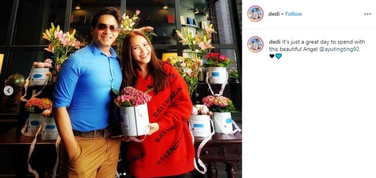 Ayu Ting Ting dan Dedi Mulya (Instagram/@dedi)
