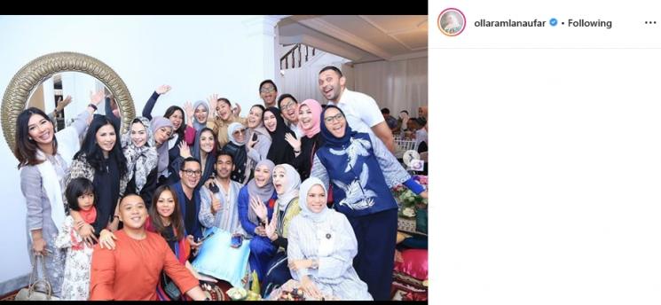 Rumah Megah Olla Ramlan (Instagram/@ollaramlanaufar)