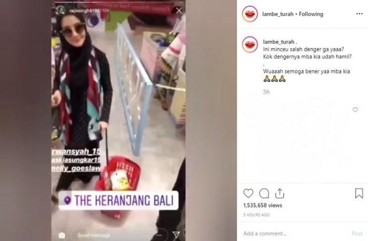 Irwansyah dan Zaskia Sungkar (Instagram @lambe_turah)