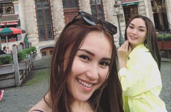 Pulang dari Eropa, Ayu Ting Ting Gendutan