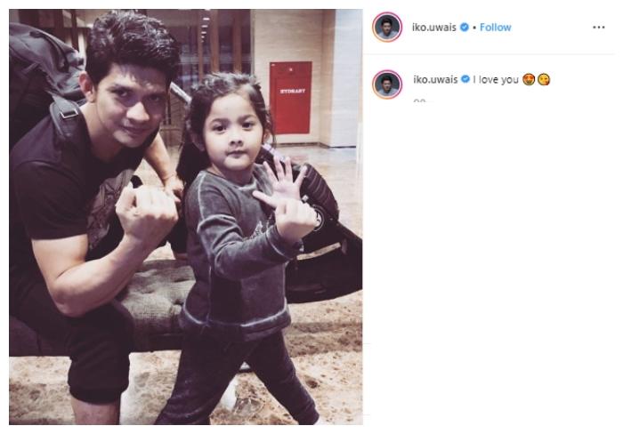 Iko Uwais dan Atreya. (Instagram/@iko.uwais)