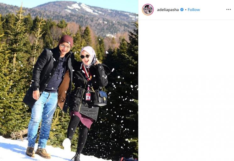 Adelia dan Pasha Ungu (Instagram/@adeliapasha)
