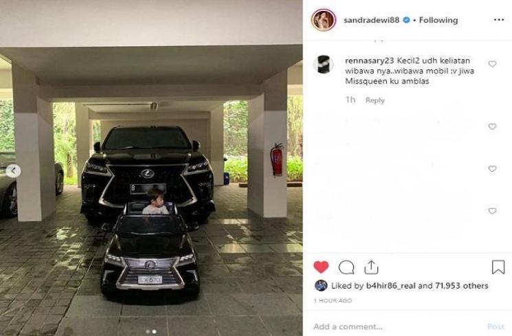 Raphael Moeis (Instagram @sandradewi88)