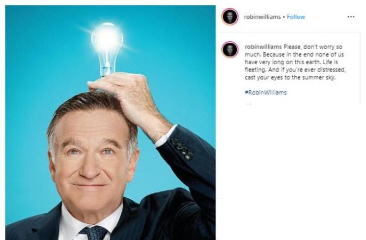 Robin Williams. (Instagram/@robinwilliams)