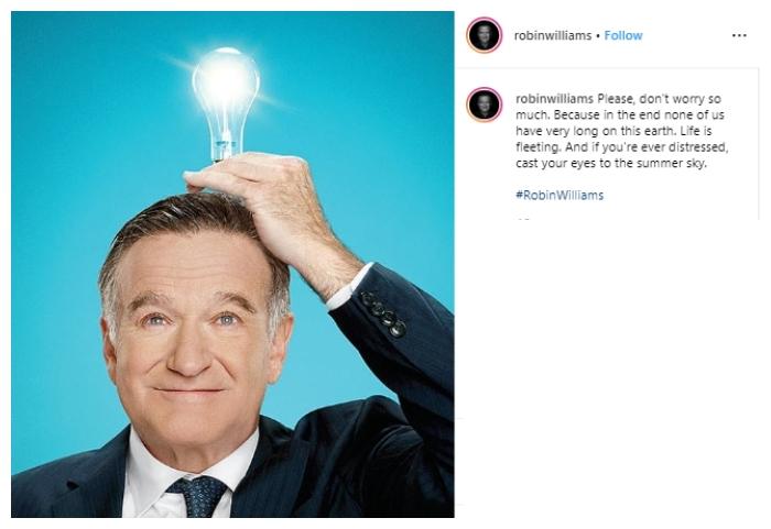 Robin Williams. (Instagram/@robinwilliams)