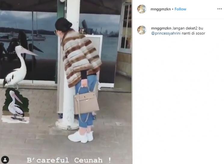 Syahrini (Instagram/@mnggmzkn)