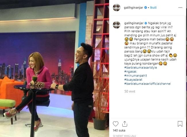 Postingan Galih Ginanjar, untuk Hotman Paris? (Instagram/@galihginanjar)