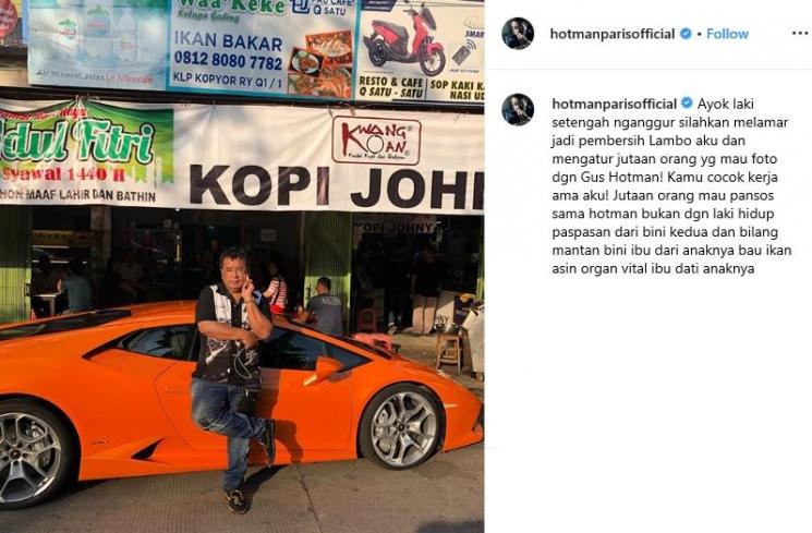 Hotman Paris (Instagram/@hotmanparisofficial)