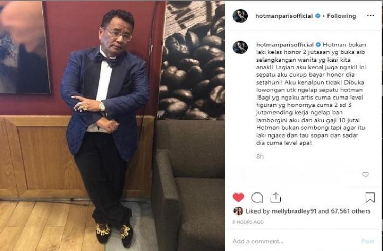 Hotman Paris (Instagram @hotmanparisofficial)