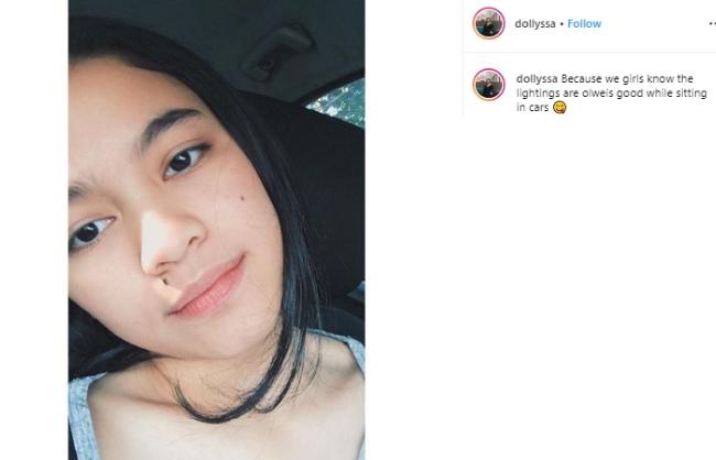 Alyssa, adik Marshanda. (Instagram/@dollyssa)